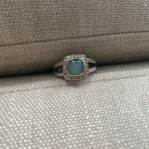 David Yurman Petite Albion Ring Chalcedony